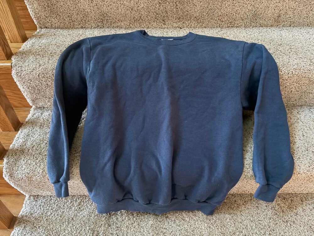 Vintage CSA adult large navy crew neck sweatshirt